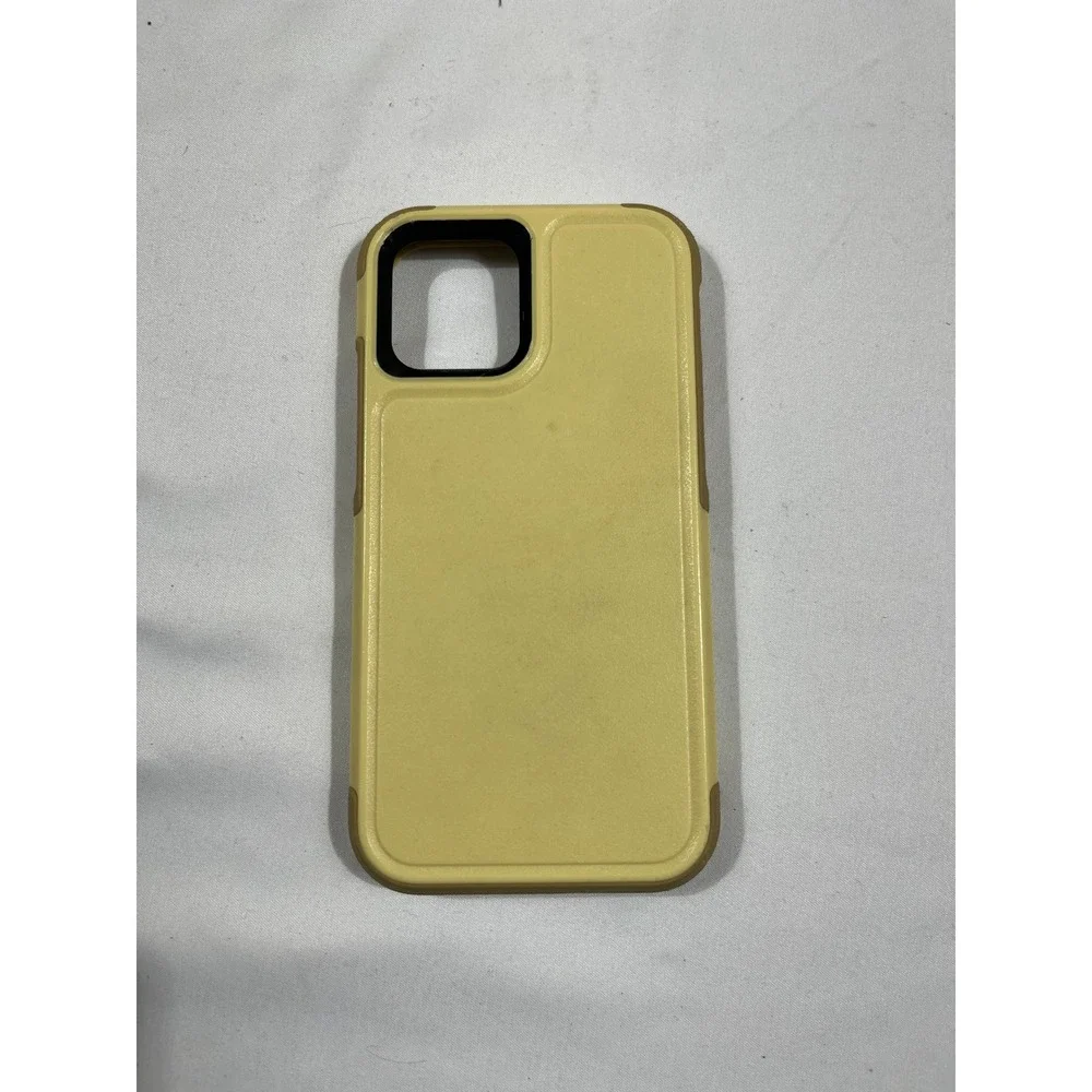 Phone Case iPhone 12 / 12 Pro Mustard Yellow Rugged Protective
